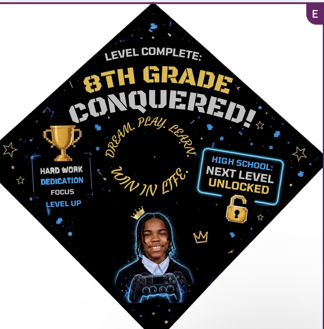 Custom gaming graduation cap